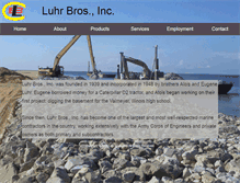 Tablet Screenshot of luhr.com